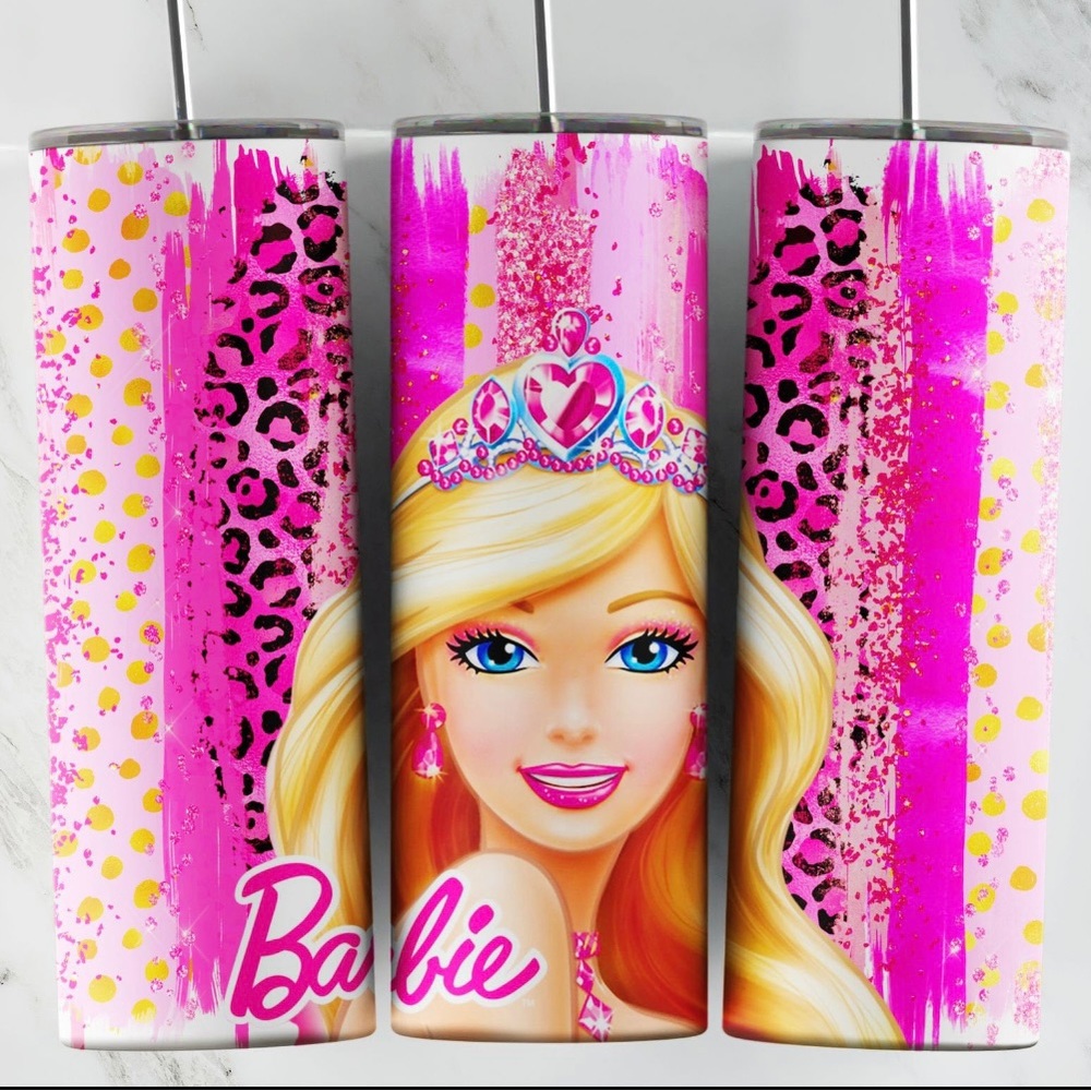 20oz tumbler barbie girl